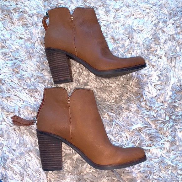 BP. Nordstrom brown real leather ankle boots 6.5 - Picture 5 of 7